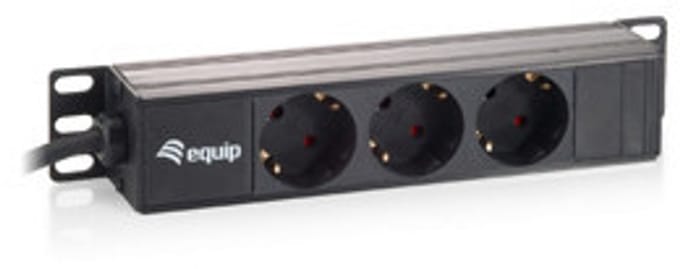 Equip 333302 energiedistributie 3 AC-uitgang(en) 1U