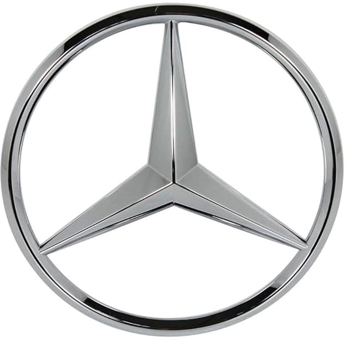 Mercedes-Benz Logo - Chrome - Ster Emblem - 90mm