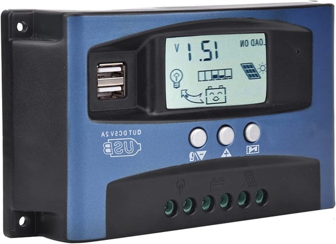 Zonnepaneel Laadregelaar - MPPT Controller - Energie Beheer - Autofocus Tracking - 30-100A - Zwart