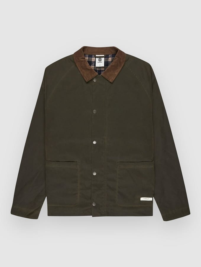 Element Orchard Waxed Jas groen