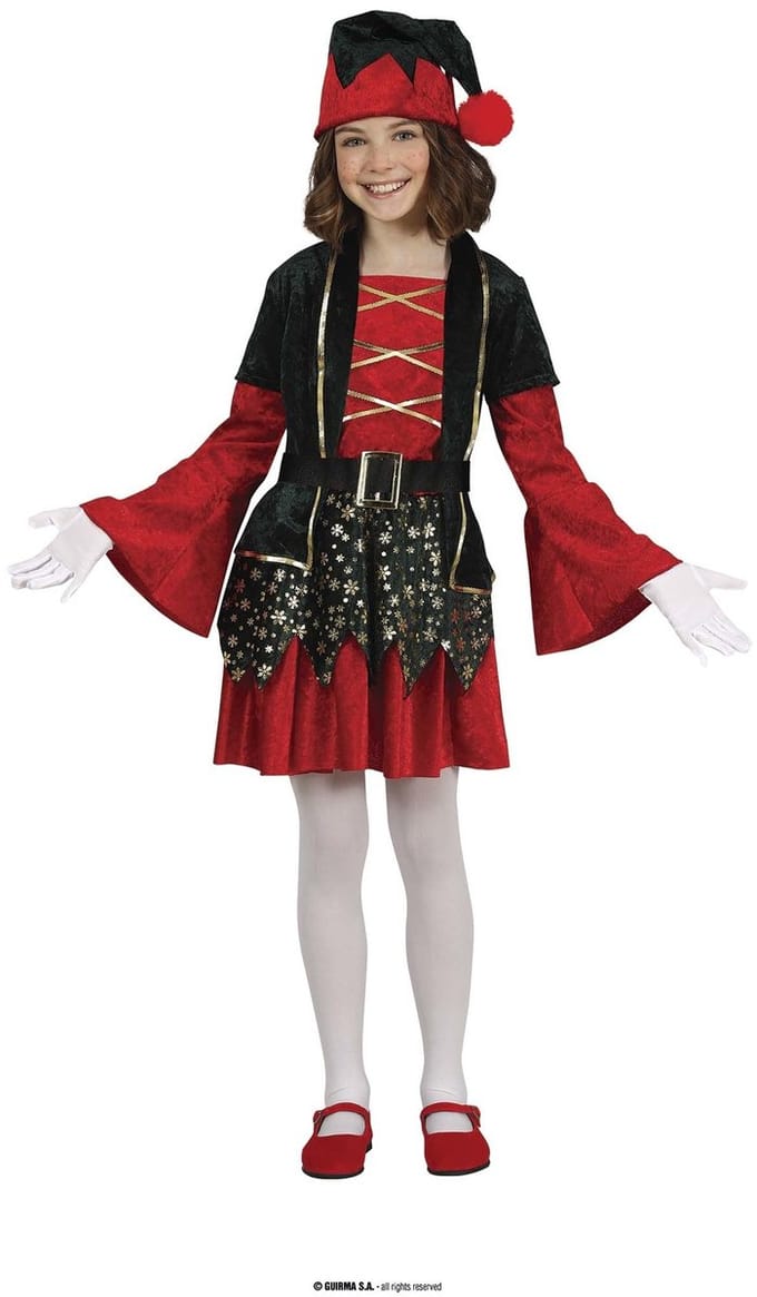 Luxe Elf Rood Kind - Meisje
