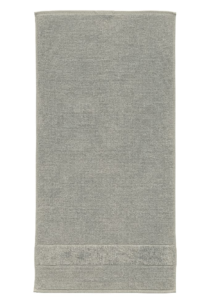 Handdoek, set van 4 stuks, 50 x 100 cm, lichtgrijs - SCHIESSER Home 50*100