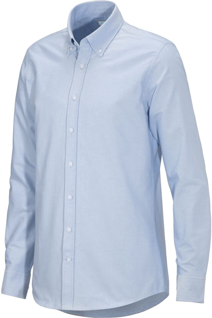 Cottover HEMD OXFORD SLIM FIT MAN - GOTS GECERTIFICEERD 141032 - Lichtblauw - 48