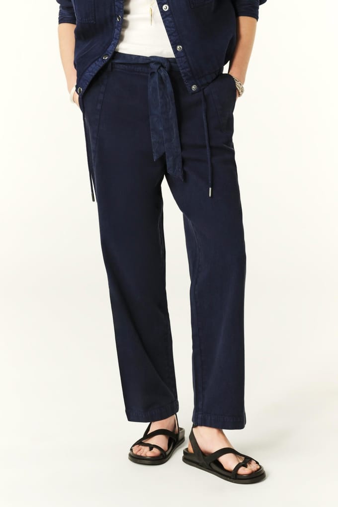 BA&SH Pantalon Sarker Bleunuit Taglia: 36 | Pantaloni Outlet | Donna