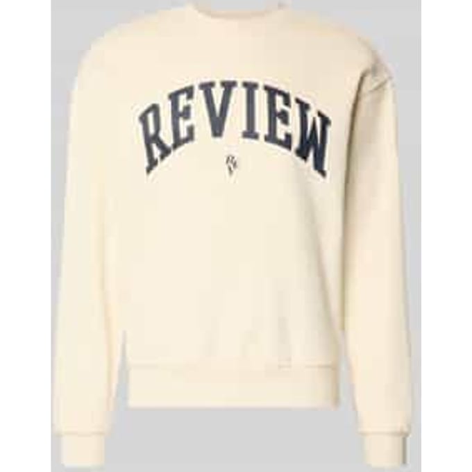 Sweatshirt met Varsiety-emblemen