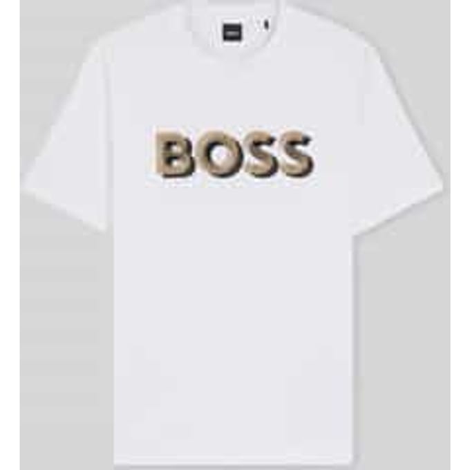 Regular fit T-shirt van gemerceriseerd katoen, model 'THOMPSON 656'