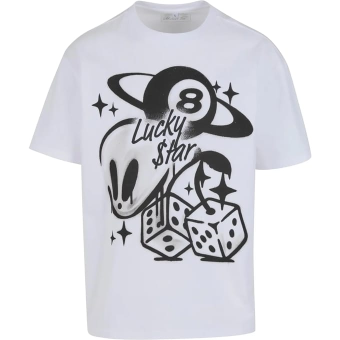 Mister Tee - Planet Alien Oversize Heren Tshirt - XL - Wit