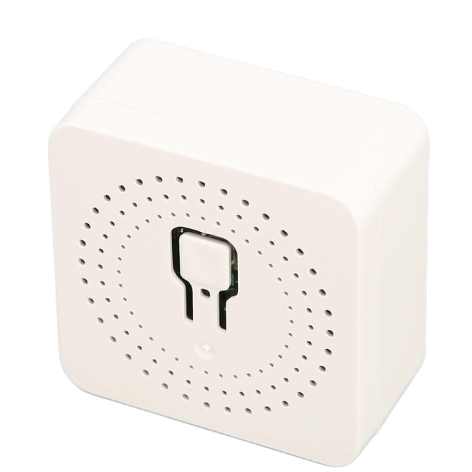 Mini module de relais intelligent avec fonction de synchronisation et de contrôle à distance par application pour TUYA AC100-240 V black