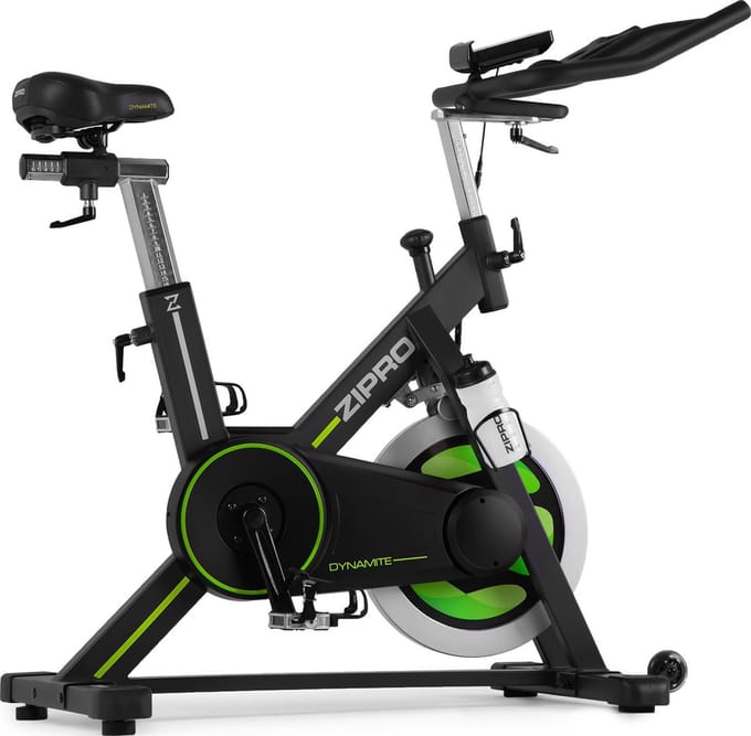 ZIPRO DYNAMITE - Indoor Cycling Fiets - Magnetische Weerstand - Vliegwiel 20kg - Bluetooth - iConsole+ App
