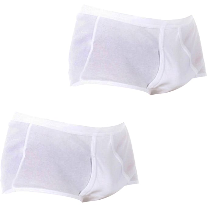 2er-Pack klassische Slips mit seitlicher Öffnung, Modell AS02335 für Herren