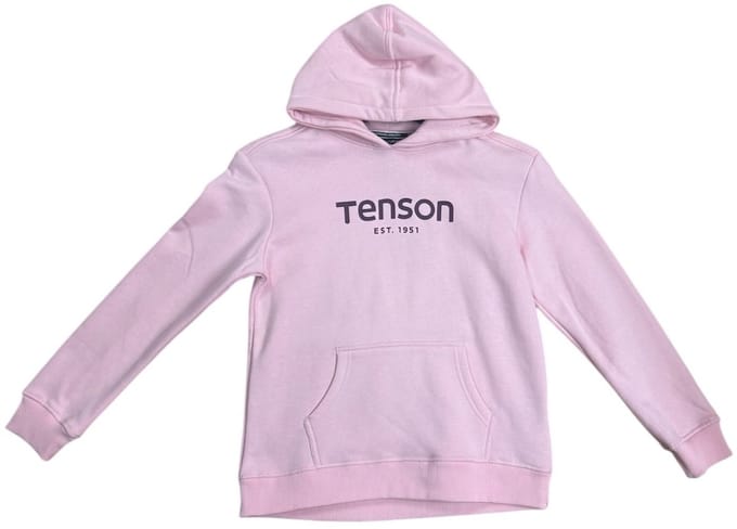 Tenson Essential Hood Jr -  - Unisex - Licht Roze - Maat 146/152