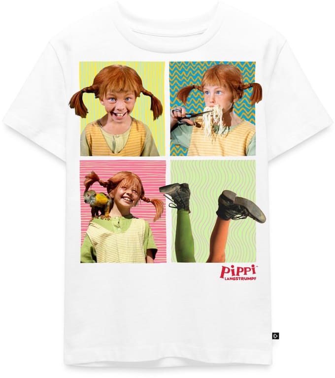 Pippi Langkous Portretten Van Pippi Premium T Shirt Kinderen