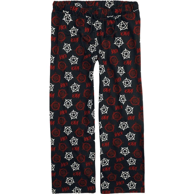 Slayer Stoffen broek - Freizeithose - M tot 3XL - voor Mannen - zwart