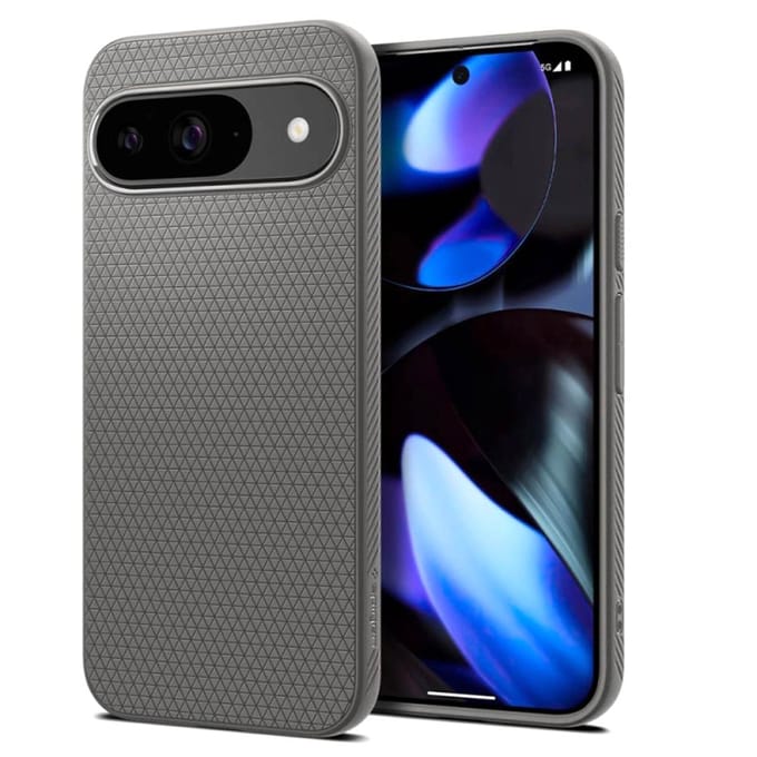 Spigen Liquid Air™ Backcover voor de Google Pixel 9 / 9 Pro - Marble Gray