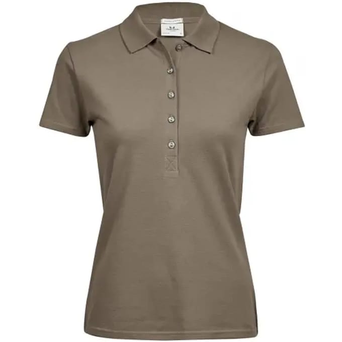Tee Jays - Dames Luxury Stretch Polo - Clay maat L