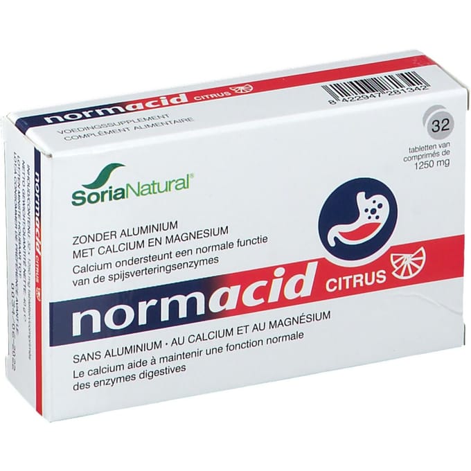 Soria Normacid Citrus 32 Tabletten