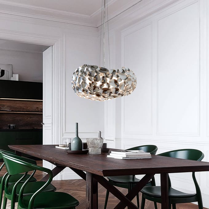 Schuller Valencia LED hanglamp Narisa 47 cm glanzend chroom