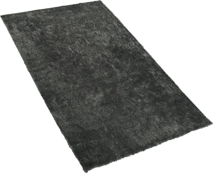 EVREN - Shaggy vloerkleed - Donkergrijs - 80 x 150 cm - Polyester