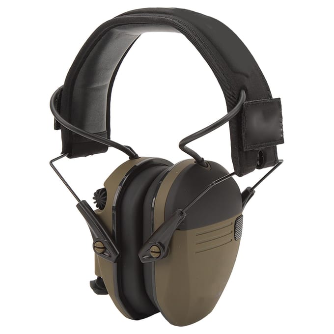 Cache-oreilles antibruit, rembourrage souple, pliable, protection auditive, pour usage extérieur, vert OD noir