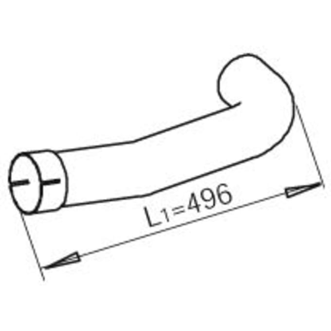 Uitlaatpijp DINEX 48202