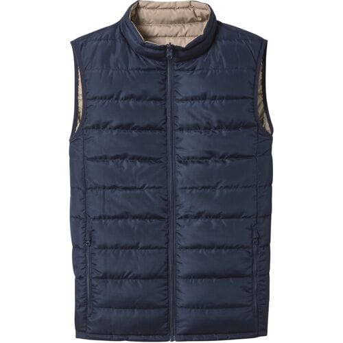 ESMARA MEN Heren bodywarmer (Marineblauw/beige, S (44-46))