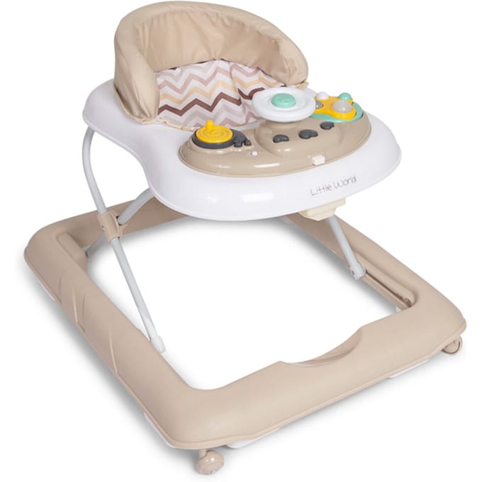 Little World Loopstoel - Babywalker Pluto - Beige