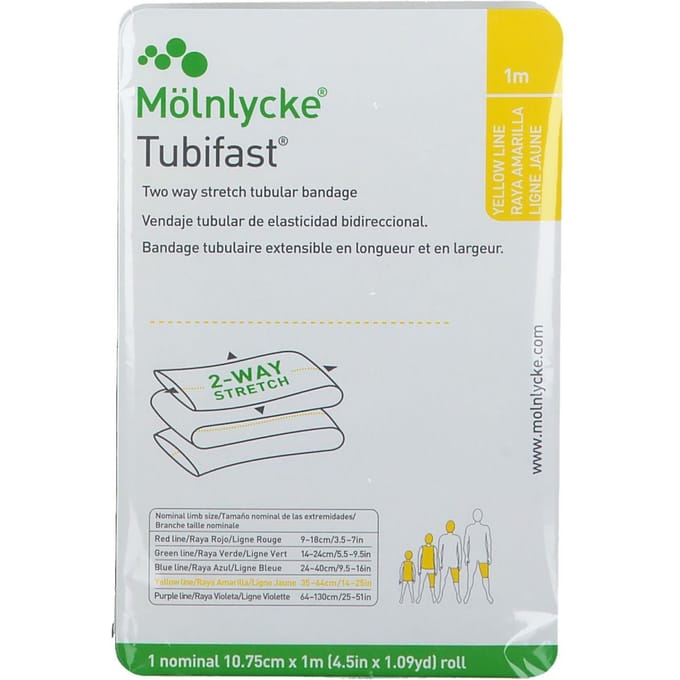 Tubifast Geel 10,75 cm x 1 m 2483 Verband