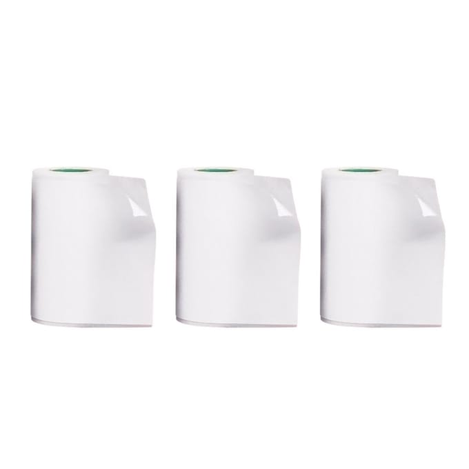 10 jaar duurzaam 3*thermisch papier voor Peripage A6/A8/P6 Paperang P1/P2 Adhesive&3 Rolls wit