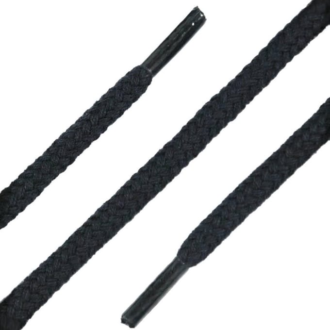 Marla veters dik rond donker blauw 120 cm