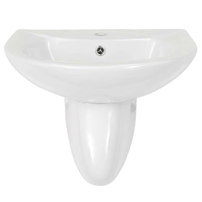 vidaXL - Wastafel - Wit - 52 - x - 45 - x - 49 - cm - Glazende - Keramiek