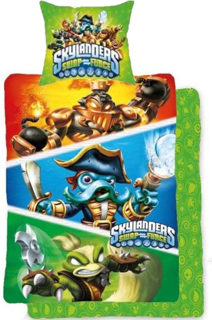 Skylanders Swap Force - Dekbedovertrek - Eenpersoons - 140x200 cm - Multi