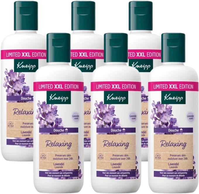 6x Kneipp Douchegel Relaxing XXL (400 ml)