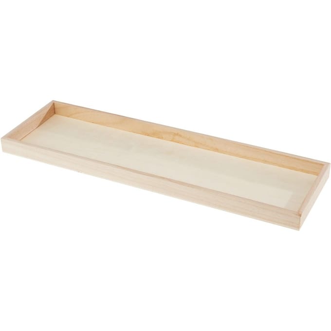 Trayschaal, hout