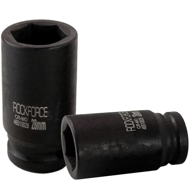 Rockforce RF-46510028 - Diepe Impact Socket - 3/4" 28 mm - CrMo Staal