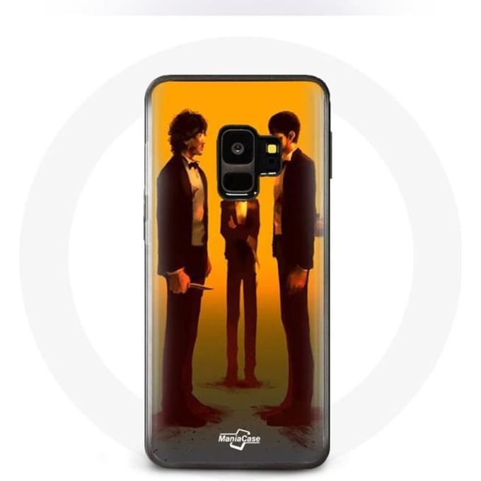 Case voor Samsung S9 plus Squid Game Seong Gi hun Cho Sang woo en Kang Sae Byeok Episode 9
