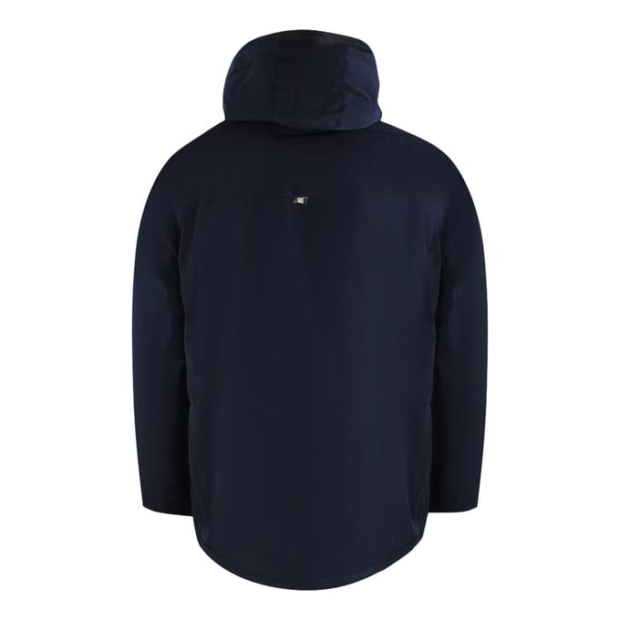 Aquascutum Active Hydroid Parka Marineblauwe Parka-jas