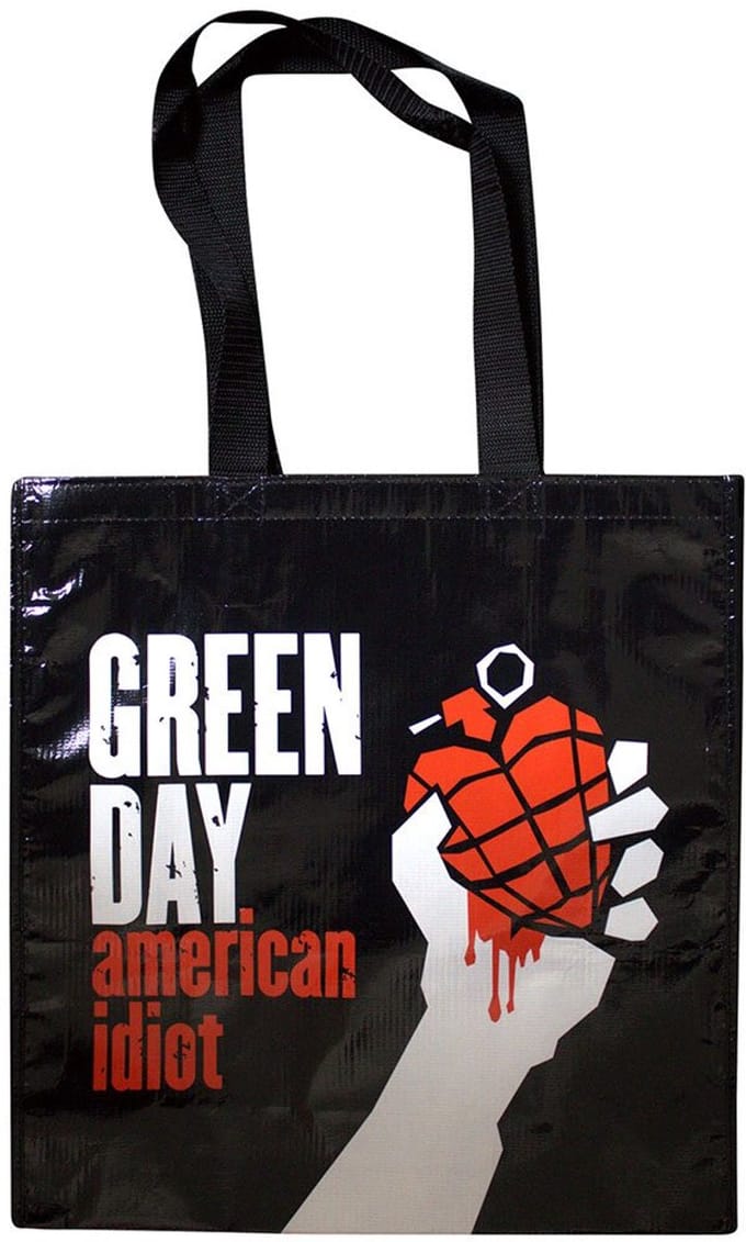 Green Day - American Idiot Schoudertas/Shopper - Zwart