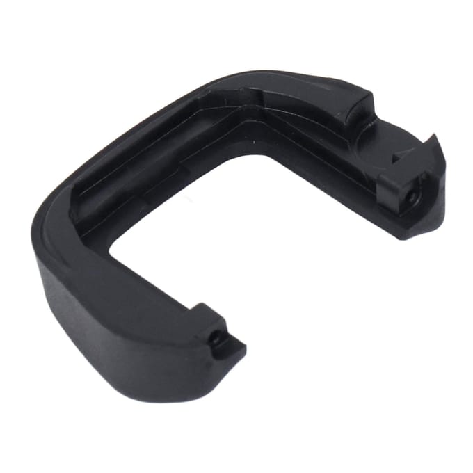 Zoeker Oogschelp ABS met Waterpas Flitsschoenkap Camera Oogschelp voor R Camera black