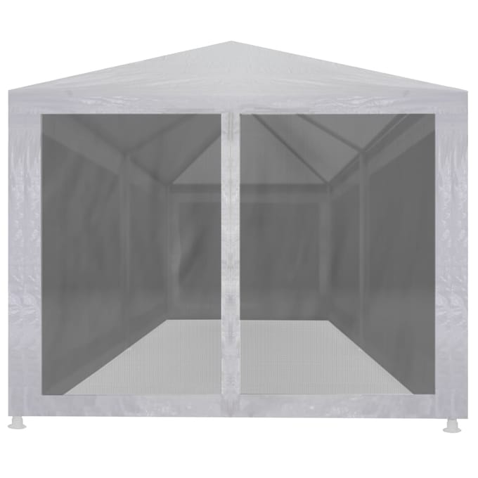 vidaXL - Partytent - met - 6 - mesh - zijwanden - 6x3 - m