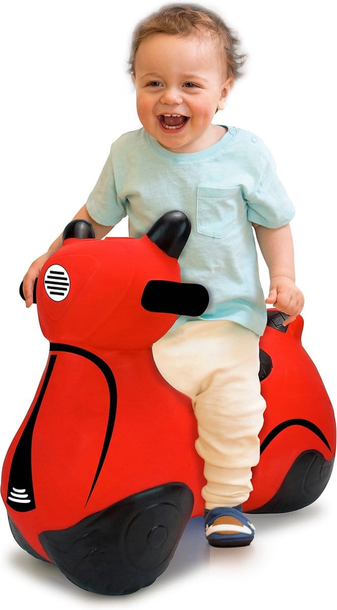 Jamara Skippybal - 460572 Skippy Scooter Rood Junior met Pomp