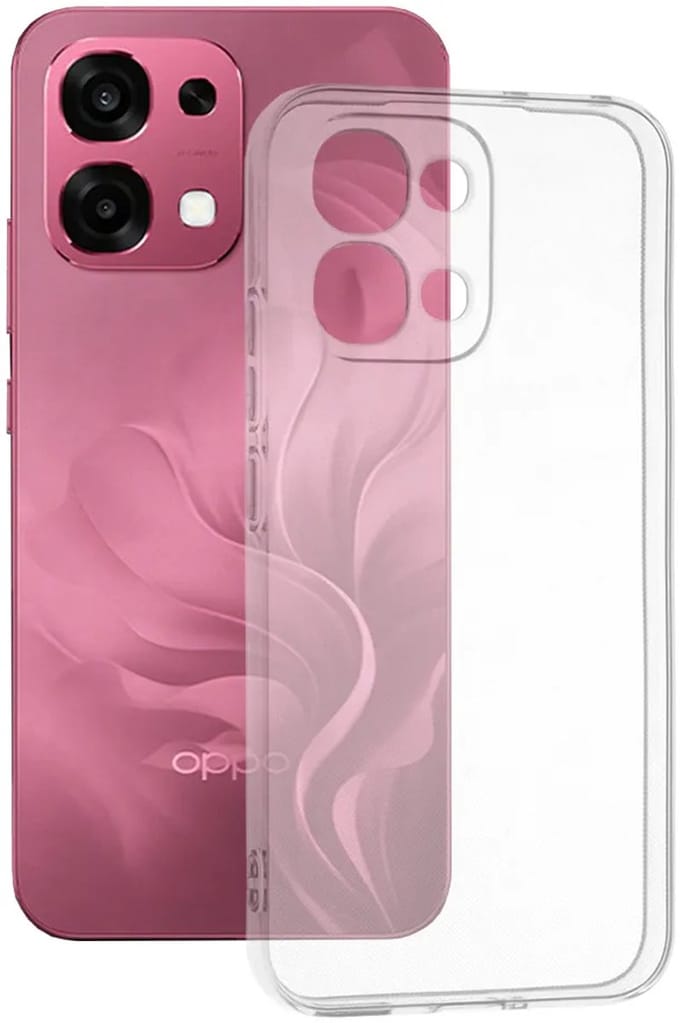 Hoesje geschikt voor Oppo A6 Pro - Techsuit Clear Silicone Back Cover - Transparant