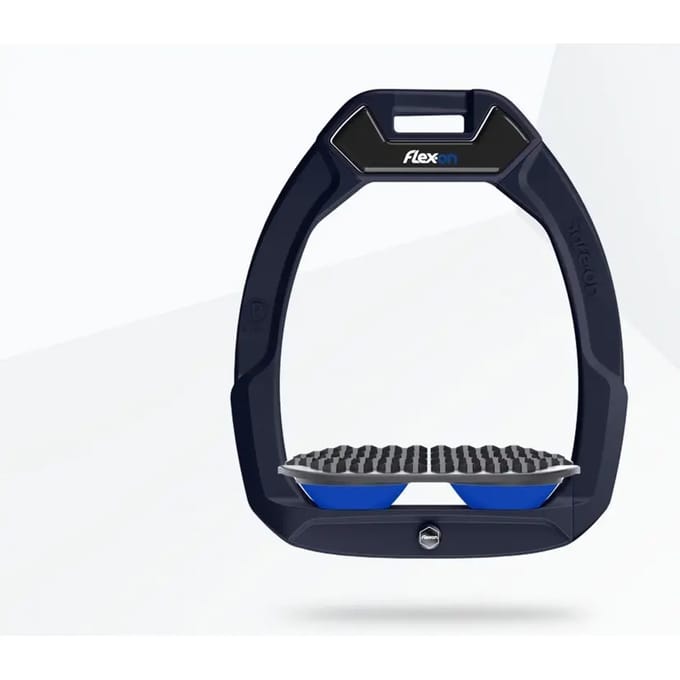 Veiligheidsstijgbeugels Endurance Blauw/Grijs/Blauw Flex-On Safe-On