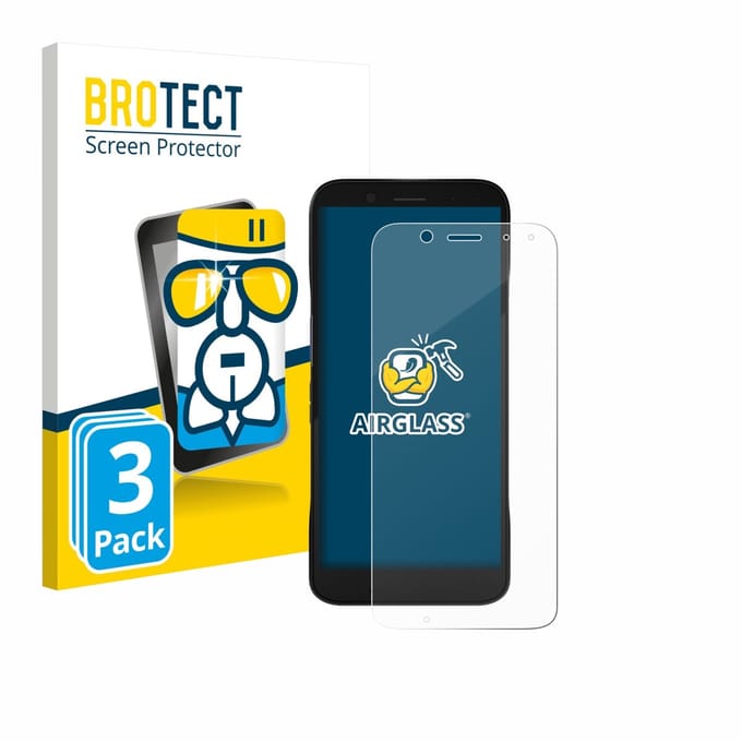 Screenprotector 3 Stuks voor Datalogic Memor 12 Beschermglas transparant
