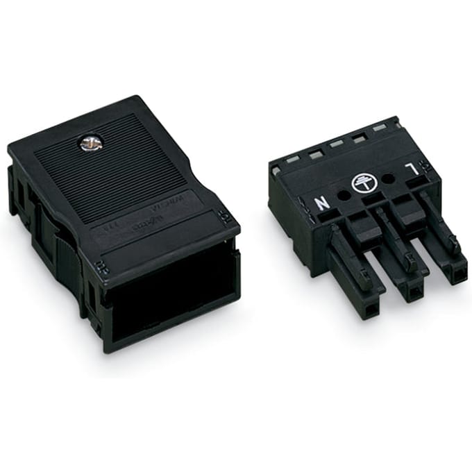 Wago 770-103 3-Pool Vrouwelijke Connector Met Trekontlasting - 770-103 [2 Stuks]