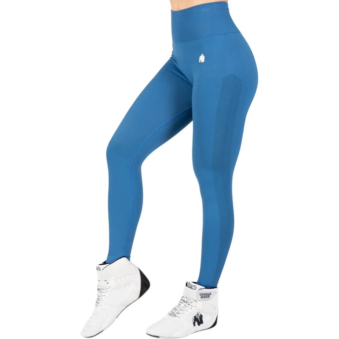 Gorilla Wear Hilton Seamless Legging - Blauw - M/L