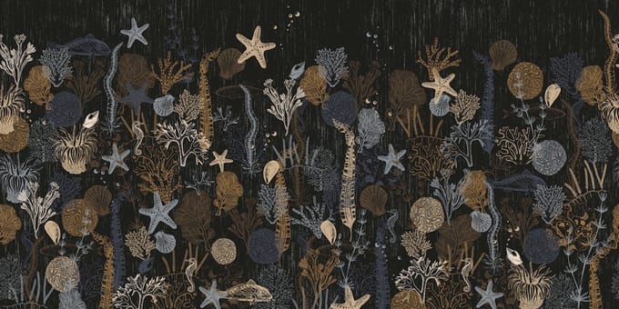 Fotobehang - Deep Delight 500x250cm - Vliesbehang