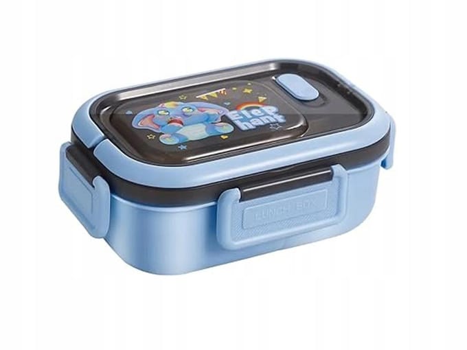 Verk Group - Lunchbox - Blauw - Met Sluitsysteem - Met Riem