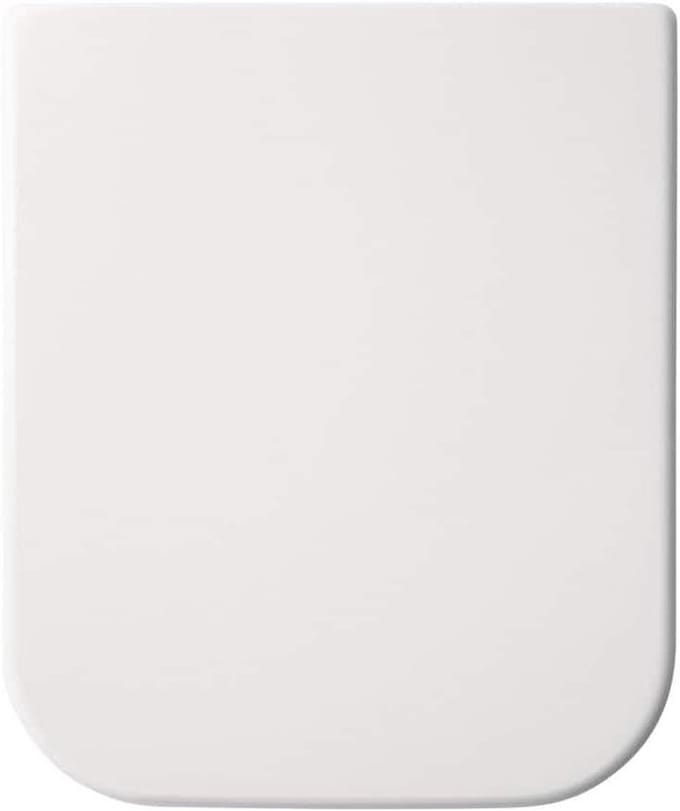 Toiletbril - Zitting - Badkamer Upgrade - Zachtsluitend Mechanisme - Vierkant - Wit