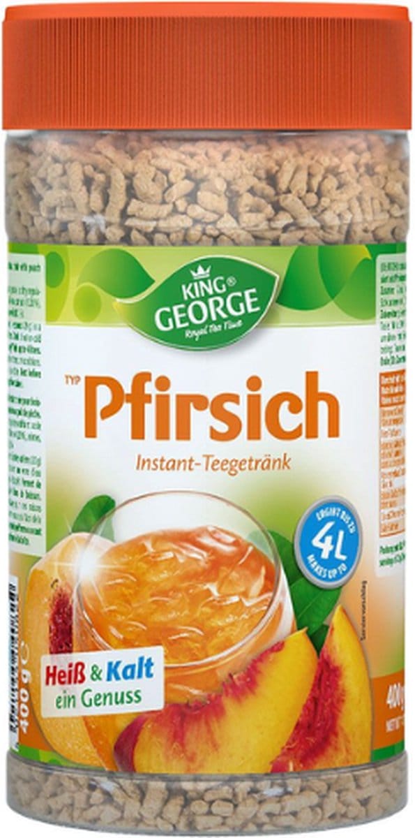 King George - Theedrank Perzik - 12 x 400 gram