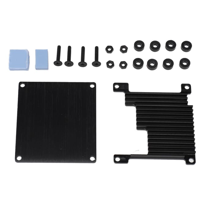 Aluminiumlegering Behuizing voor Orange Pi Zero 3 Passieve Koeling Nauwkeurige Uitsparingen Ontwikkelbord Behuizing black